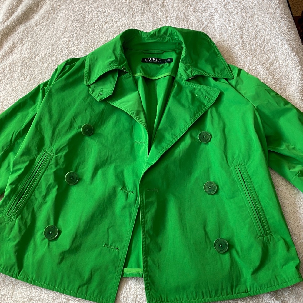 Beautiful Apple Green Lauren jacket!